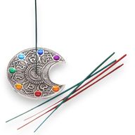 Rökelsehållare - Sju Chakra Måne 11.5cm