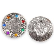 Rökelsehållare - Sju Chakra Hamsa 11.5cm