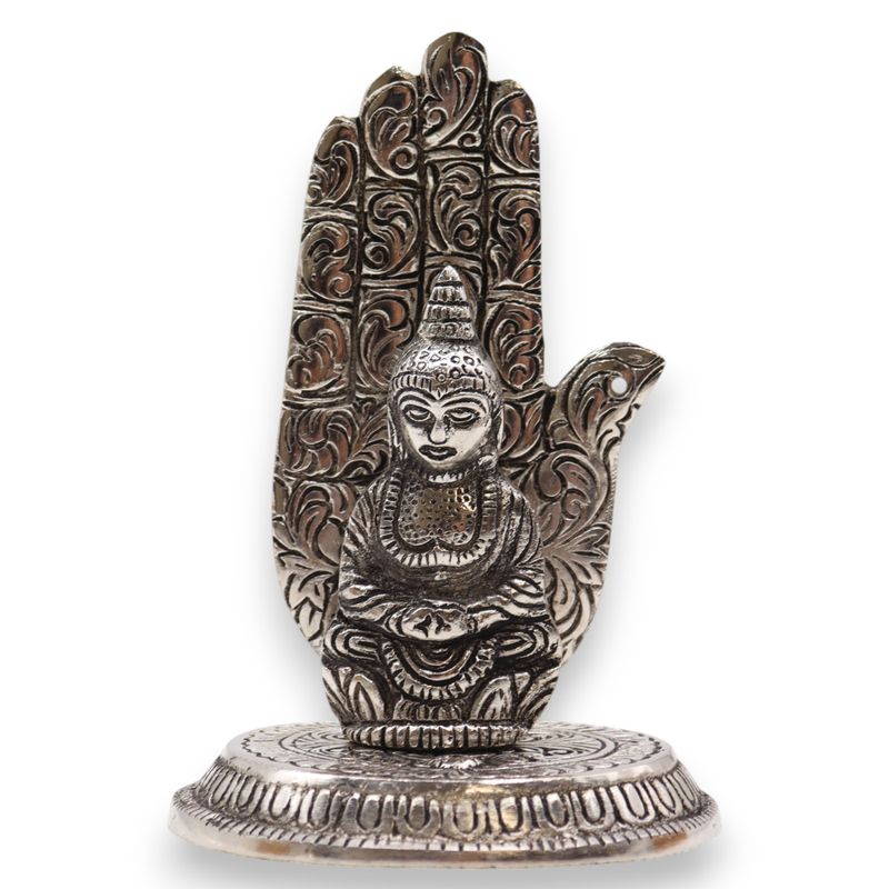 Rökelsehållare - Hand Buddha 13x9cm
