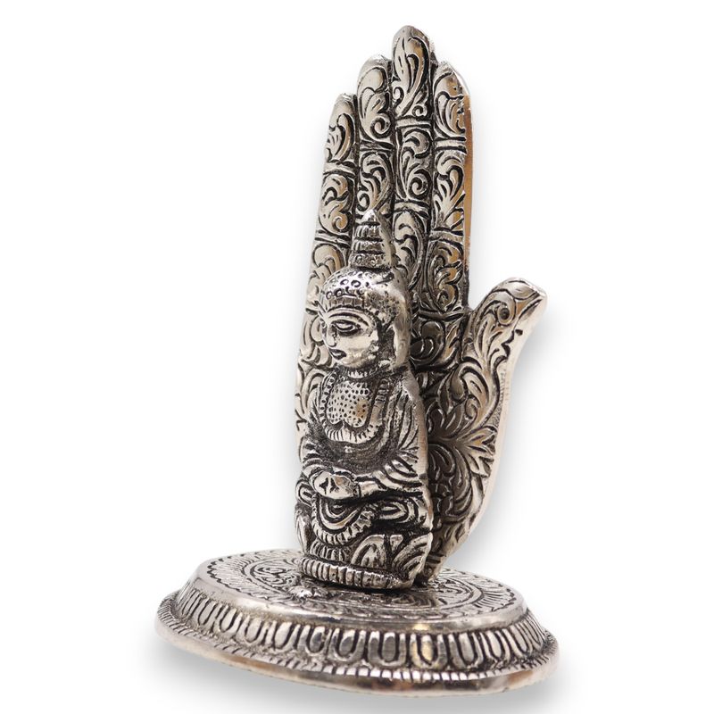 Rökelsehållare - Hand Buddha 13x9cm