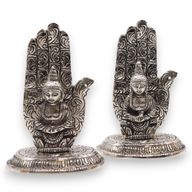 Rökelsehållare - Hand Buddha 13x9cm