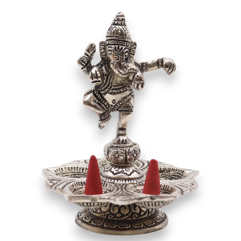 Rökelsehållare - Dansande Ganesha 14x10cm