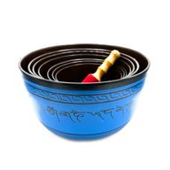 Litet Set med Sju Klangskålar - Chakra (14-22cm)