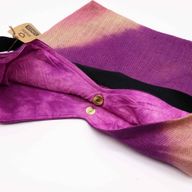 Axelväska av Mjukt Tyg - Antik Fuchsia
