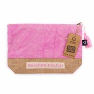 Necessär av Jute och Bomull - Rosa & Lila