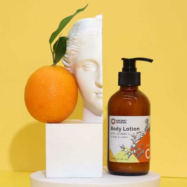 Gudinnans Hudkräm med C-Vitamin – Apelsin & Citron