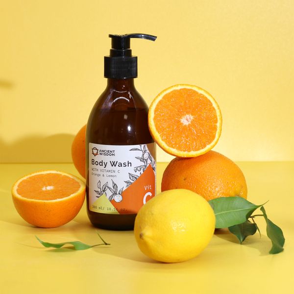 Aromaterapi Duschtvål med C-Vitamin – Apelsin & Citron