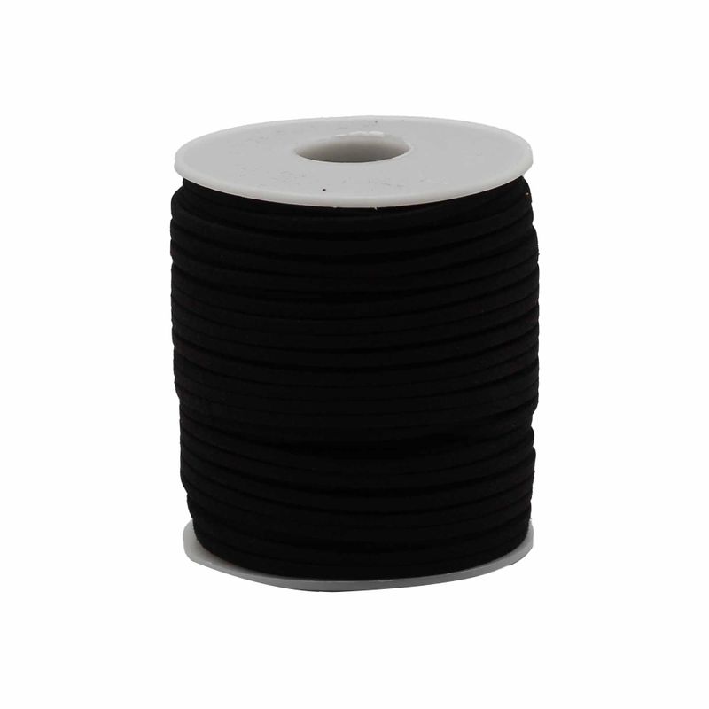 Snöre till Hängen i Rulle - 2.5mm x 45m - Svart A001