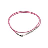 Paket med Vaxade Snören till Hängen - 2mm x 55cm - Blandade - Rosa 102
