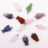 Ädelstenshängen - Mini-änglar (12 stycken) 26x18mm