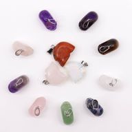 Ädelstenshängen - Mini-skallar (12 stycken) 20x15mm