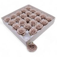 Tvålblommor till Hantverk - Stor (7-Skikt) Vintage Ros - Beige