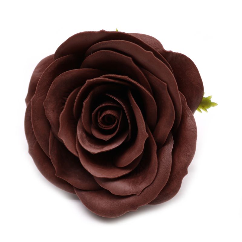 Tvålblommor till Hantverk - Stor (7-Skikt) Vintage Ros - Brun