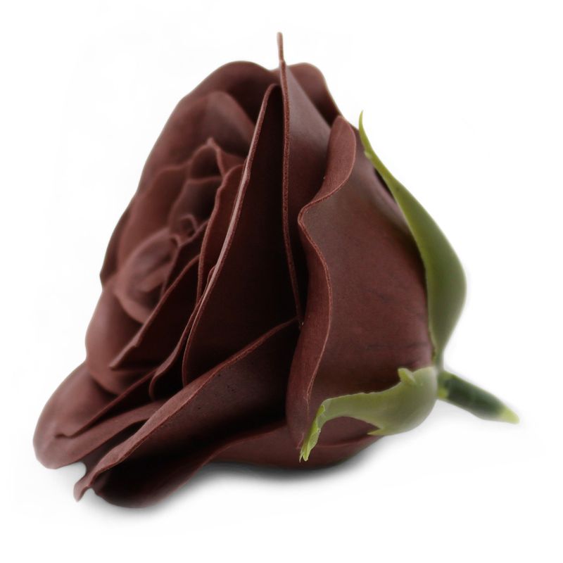 Tvålblommor till Hantverk - Stor (7-Skikt) Vintage Ros - Brun