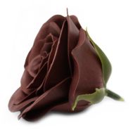 Tvålblommor till Hantverk - Stor (7-Skikt) Vintage Ros - Brun