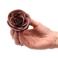 Tvålblommor till Hantverk - Stor (7-Skikt) Vintage Ros - Brun