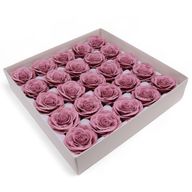 Tvålblommor till Hantverk - Stor (7-Skikt) Vintage Ros - Lila