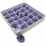 Tvålblommor till Hantverk - Stor (7-Skikt) Vintage Ros - Blå