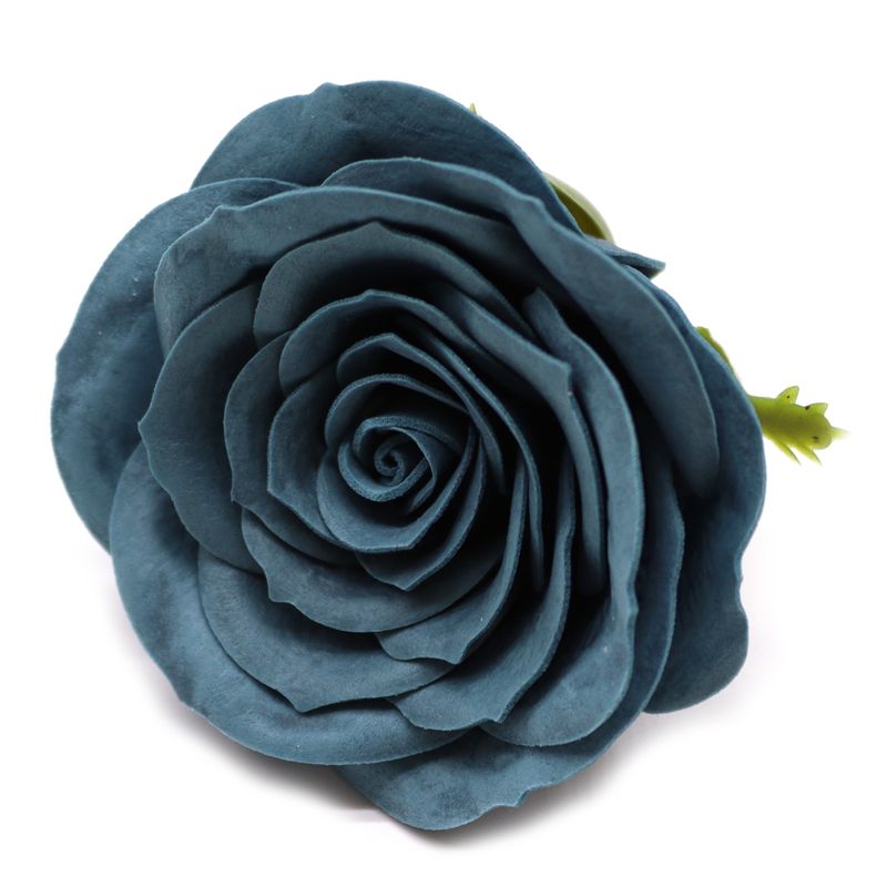 Tvålblommor till Hantverk - Stor (7-Skikt) Vintage Ros - Blågrön