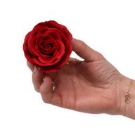 Tvålblommor till Hantverk - Stor (7-Skikt) Vintage Ros - Vinröd