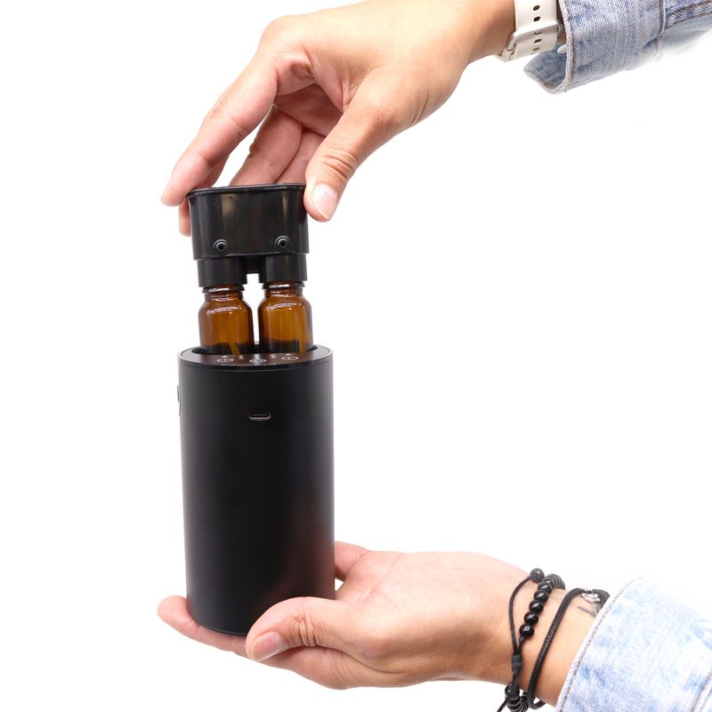 Dubbel (omkopplingsbar) Vattenlös Oljenebulisator - USB till C