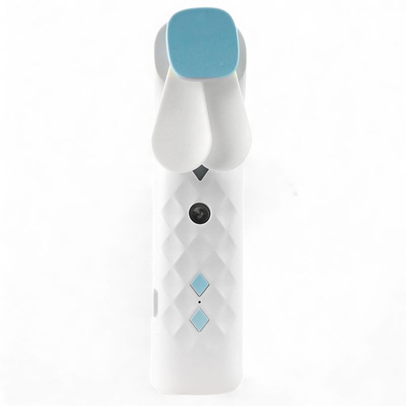 Vit Nano Mist Ansiktsfläkt & Spray - USB-laddningsbar