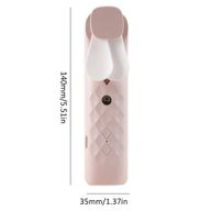 Rosa Nano Mist Ansiktsfläkt & Spray - USB-laddningsbar