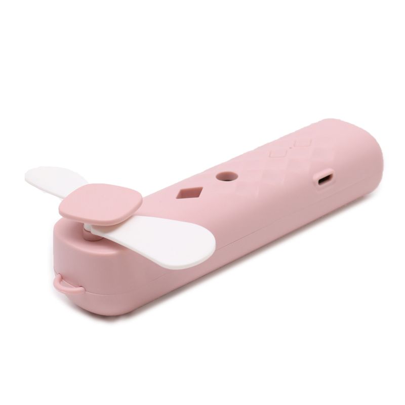 Rosa Nano Mist Ansiktsfläkt & Spray - USB-laddningsbar