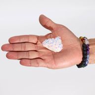 Liten Berikad Naturlig Kvarts - Aura Ängelkvarts (ca 40-65g - 3.5-5cm)