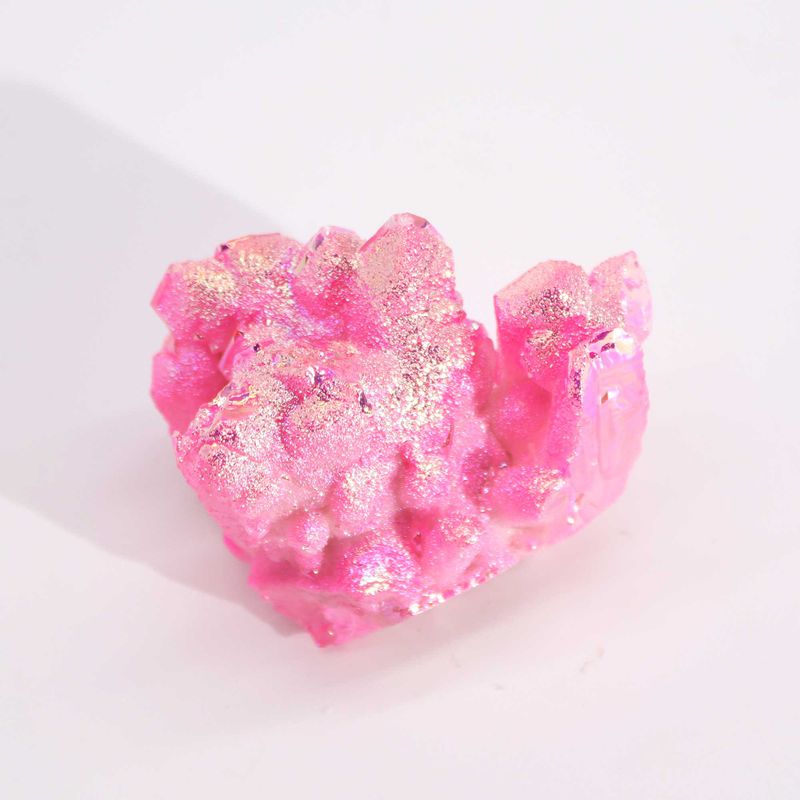 Medelstor Berikad Naturlig Kvarts - Aura Rosa Kvarts Halo (ca 100-150g - 7-10cm)