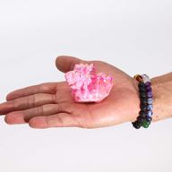 Medelstor Berikad Naturlig Kvarts - Aura Rosa Kvarts Halo (ca 100-150g - 7-10cm)