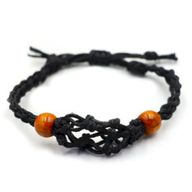Armbandssnöre till Kristaller & Ädelstenar 20-28cm - Svart