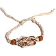 Armbandssnöre till Kristaller & Ädelstenar 20-28cm - Naturlig