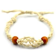 Armbandssnöre till Kristaller & Ädelstenar 20-28cm - Naturlig
