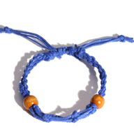 Armbandssnöre till Kristaller & Ädelstenar 20-28cm - Marinblå