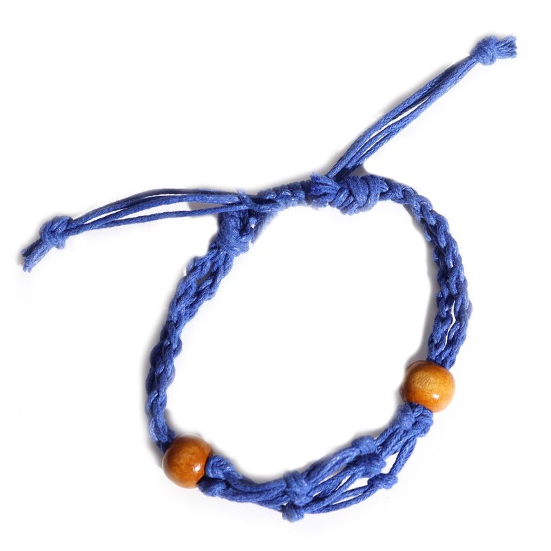 Armbandssnöre till Kristaller & Ädelstenar 20-28cm - Marinblå