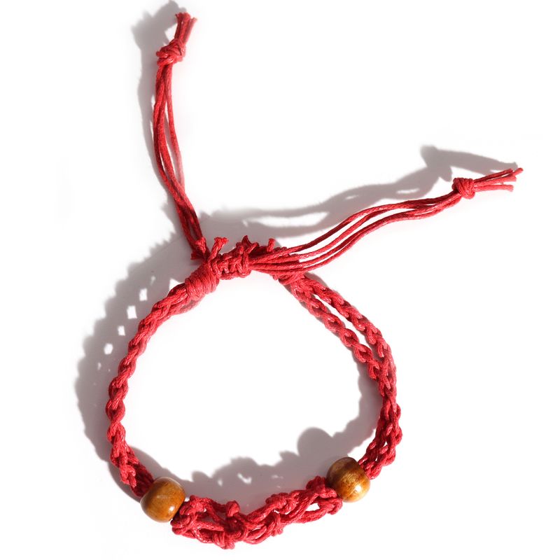 Armbandssnöre till Kristaller & Ädelstenar 20-28cm - Röd