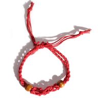 Armbandssnöre till Kristaller & Ädelstenar 20-28cm - Röd