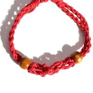 Armbandssnöre till Kristaller & Ädelstenar 20-28cm - Röd
