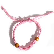 Armbandssnöre till Kristaller & Ädelstenar 20-28cm - Rosa