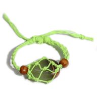 Armbandssnöre till Kristaller & Ädelstenar 20-28cm - Grön