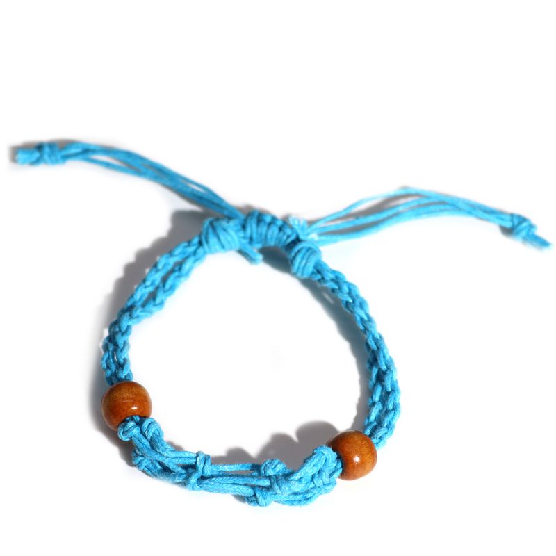 Armbandssnöre till Kristaller & Ädelstenar 20-28cm - Blå
