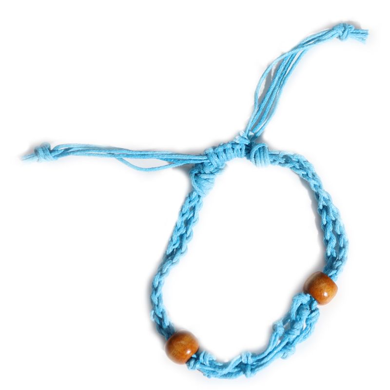 Armbandssnöre till Kristaller & Ädelstenar 20-28cm - Blå