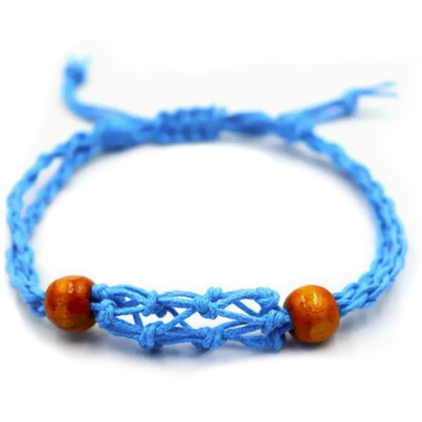Armbandssnöre till Kristaller & Ädelstenar 20-28cm - Blå