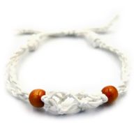 Armbandssnöre till Kristaller & Ädelstenar 20-28cm - Vit