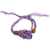 Armbandssnöre till Kristaller & Ädelstenar 20-28cm - Lila