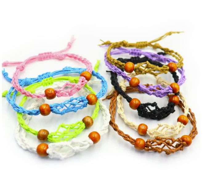 Armbandssnöre till Kristaller & Ädelstenar 20-28cm - 5 av Varje Färg