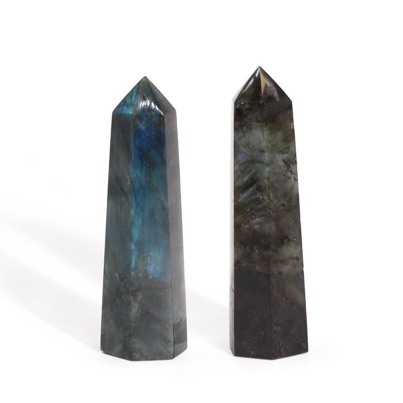 Madagaskar Labradoritstenar - Torn (ca 63-93g - 80-90mmx25mm)