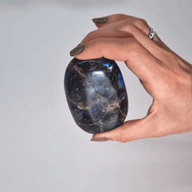 Madagaskar Labradoritstenar - Gravstensform (ca 80-168g - 40-60mm)