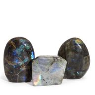 Madagaskar Labradoritstenar - Gravstensform (ca 80-168g - 40-60mm)